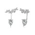 8A Zirconia Waterdrop Stud Earring 40200403