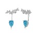 8A Zirconia Waterdrop Stud Earring 40200408