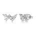 Shiny Irregular Zirconia Stud Earring 40200409