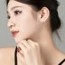 Lovely Zirconia Bow Stud Earring 40200411