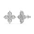 Zirconia Star Flower Stud Earring 40200415