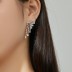 Waterdrop Zirconia Tassel Stud Earring 40200417