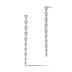 Waterdrop Zirconia Tassel Party Stud Earring 40200419