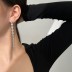 Waterdrop Zirconia Tassel Party Stud Earring 40200419