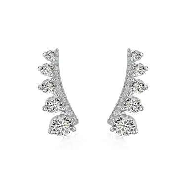 Minimalist Zirconia Stud Earring 40200420