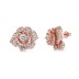 Blooming Flower Zirconia Stud Earring 40200422