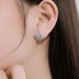 Blooming Flower Zirconia Stud Earring 40200422