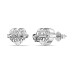 Bow Heart Zirconia Stud Earring 40200427