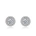 Classical Round Zirconia Stud Earring 40200428