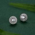 Classical Round Zirconia Stud Earring 40200428