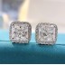 8A Square Zirconia Stud Earring 40200429