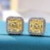 8A Square Zirconia Stud Earring 40200429