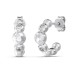 Textural Beads Zirconia Stud Earring 40200431