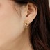 Star Moon Zirconia Stud Earring 40200438