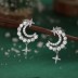 Star Moon Zirconia Stud Earring 40200438