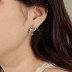 Star Moon Zirconia Stud Earring 40200438