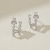 Waterdrop Zirconia Stud Earring 40200440