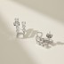 Waterdrop Zirconia Stud Earring 40200440