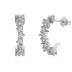 C Shape Zirconia Stud Earring 40200441