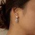 Pearl Waterdrop Zirconia Stud Earring 40200442