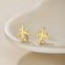 Lovely Plane Stud Earring 40200445