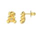 Lovely Bear Zirconia Stud Earring 40200446