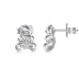 Lovely Bear Zirconia Stud Earring 40200446