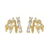 Unique Layers Zirconia Stud Earring 40200448