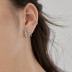 Unique Layers Zirconia Stud Earring 40200448