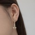 Lovely Bow Zirconia Tassel Stud Earring 40200502