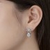 Waterdrop Bow Zirconia Party Stud Earring 40200503