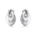 Bean Waterdrop Zirconia Stud Earring 40200505