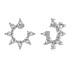 Waterdrop Zirconia Flower Stud Earring 40200511