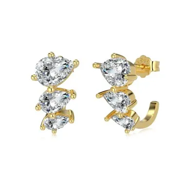 Waterdrop Zirconia Stud Earring 40200513