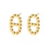 Polished Round Beads Stud Earring 40400034