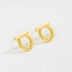 Unique Letter a Stud Earring 40400040