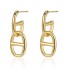 Geometric Linked Chain Stud Earring 40400042