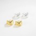 Geometric Folds Stud Earring 40400043