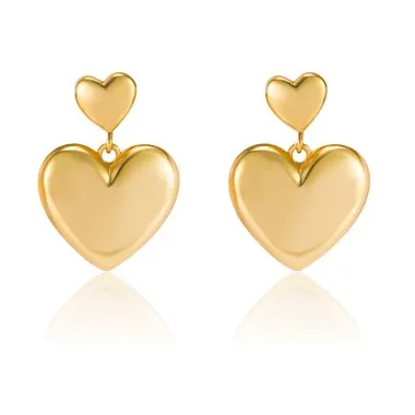 Love Heart Dangle Stud Earring 40400045