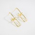 Geometric Rectangle Stud Earring 40400046