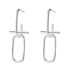 Geometric Rectangle Stud Earring 40400046