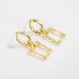 Geometric Irregular Shape Stud Earring 40400048