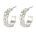 Geometric Edges Stud Earring 40400049