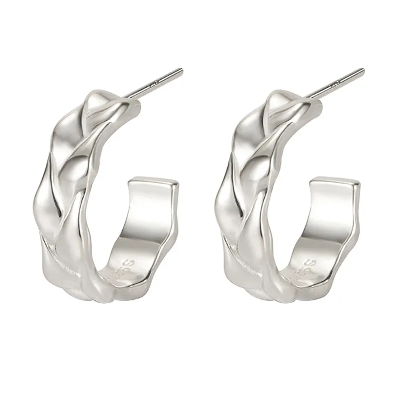 Geometric Edges Stud Earring 40400049