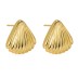 Geometric Shells Stud Earring 40400050