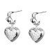 Unique Scale Love Heart Stud Earring 40400052