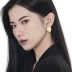 Unique Wide Sheet Stud Earring 40400053