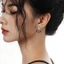 Vintage Hexagram Star Tassel Enamel Stud Earring 40400058