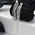 Ethnic Leaves Tassel Stud Earring 40400059