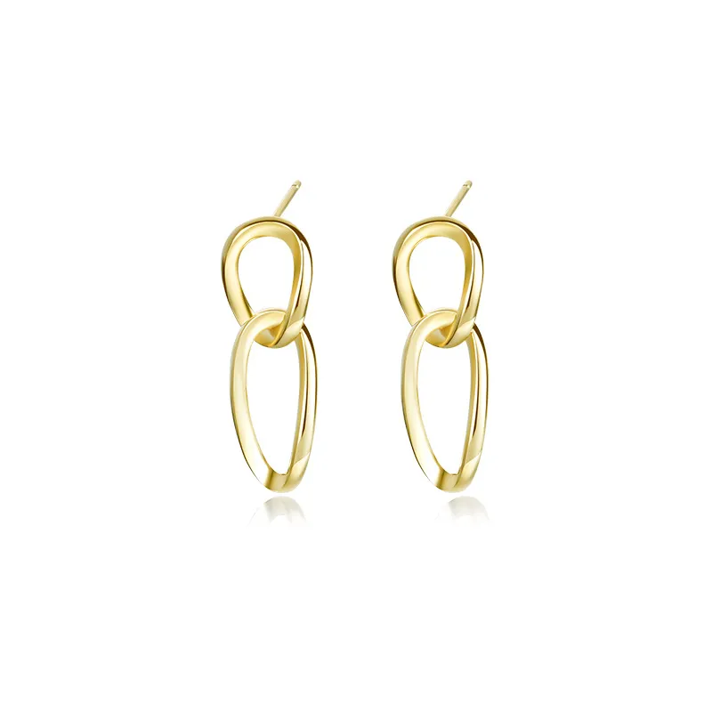 Fashion Link Chain Stud Earring 40400062